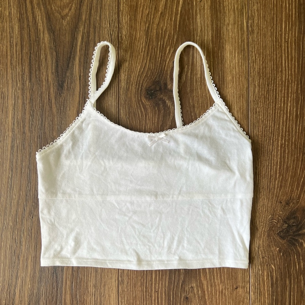 White PacSun Cropped Tank